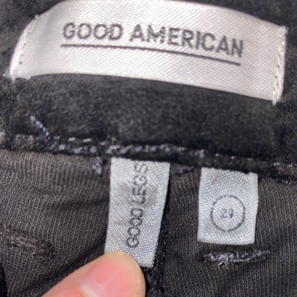 Good American Good Legs Velvet Pants size 24 - Picture 6 of 13